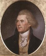 Charles Willson Peale Portrait of Thomas Jefferson oil on canvas